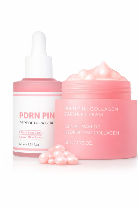 PDRN Pink Collagen Glow Duo (Cream + Serum)